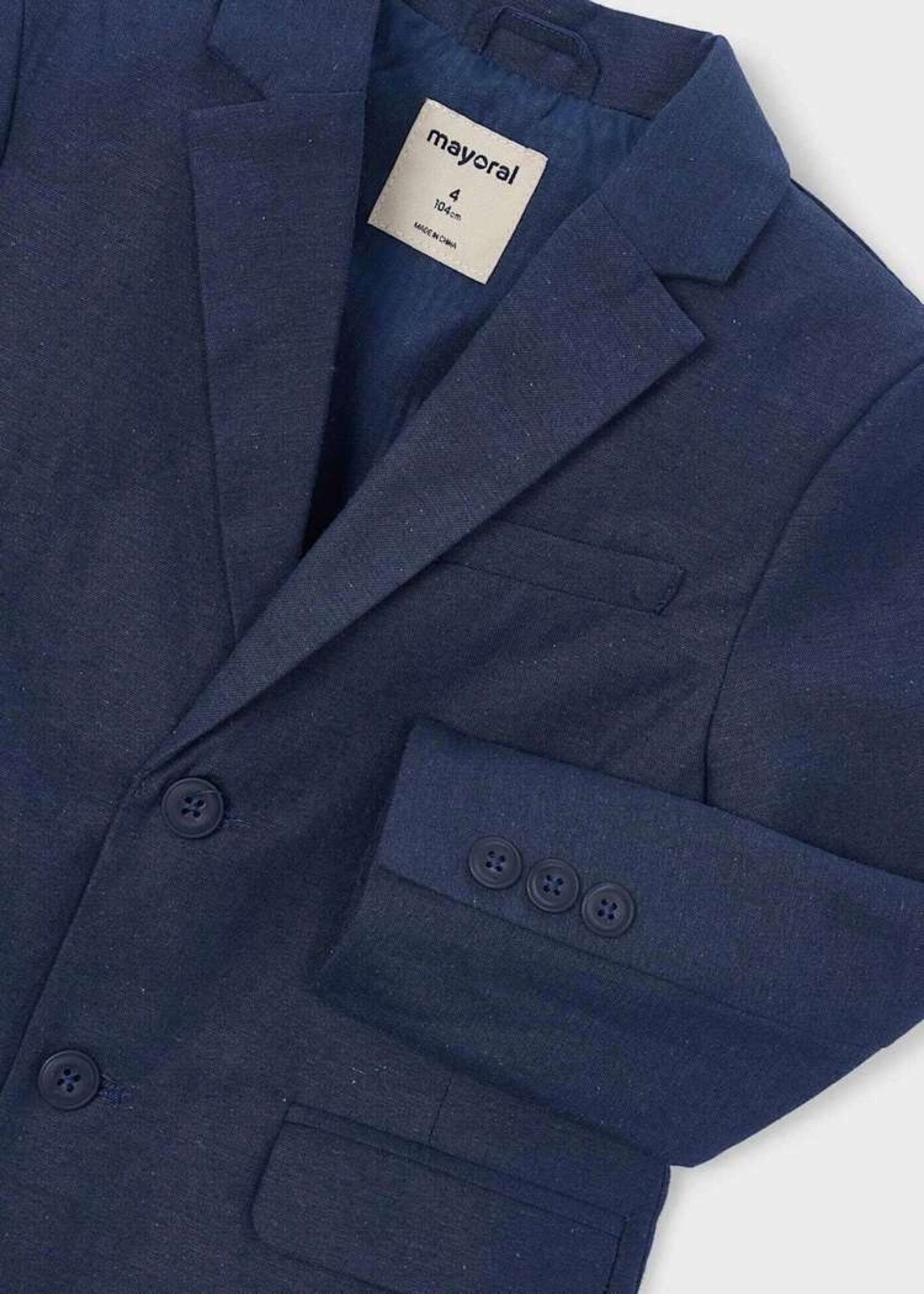 Mayoral Linen Jacket Atlantic