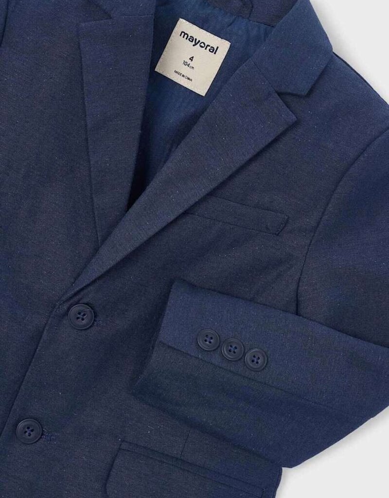 Mayoral Linen Jacket Atlantic