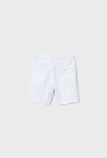 Mayoral Linen Suiting Shorts White