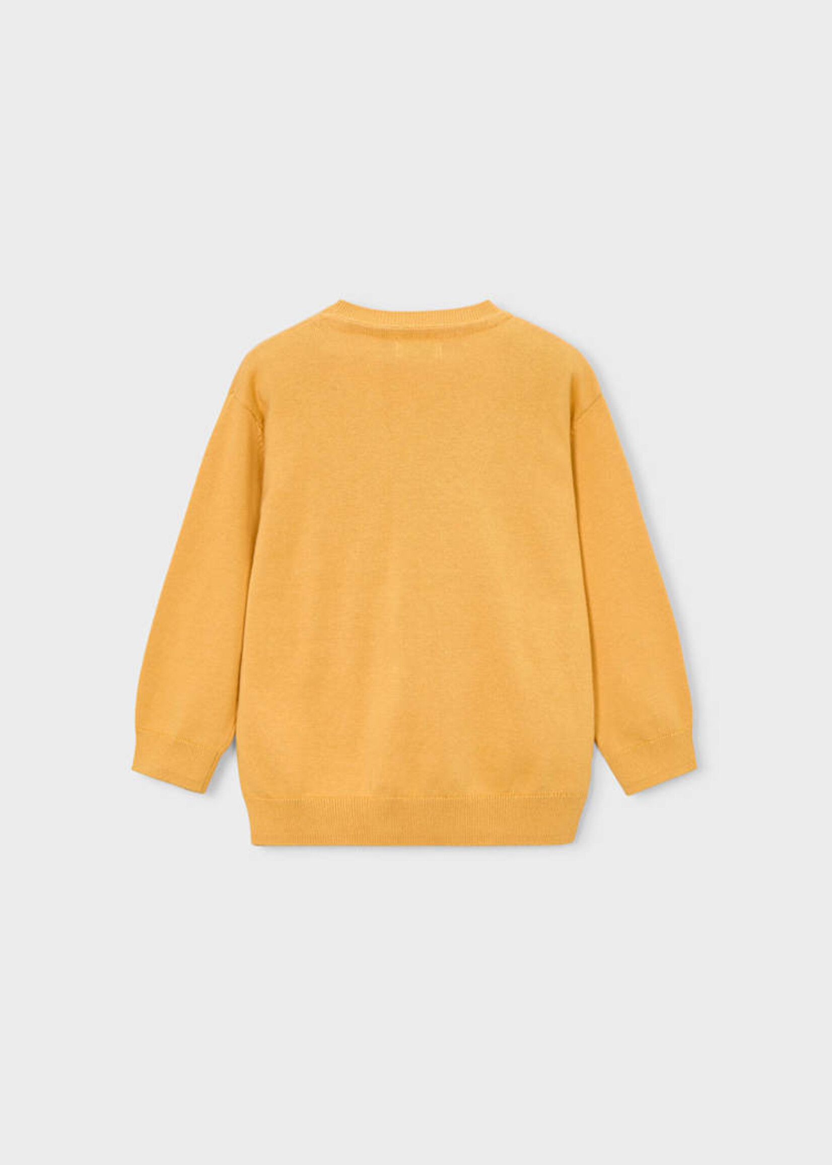 Mayoral Crew Neck Sweater Yellow