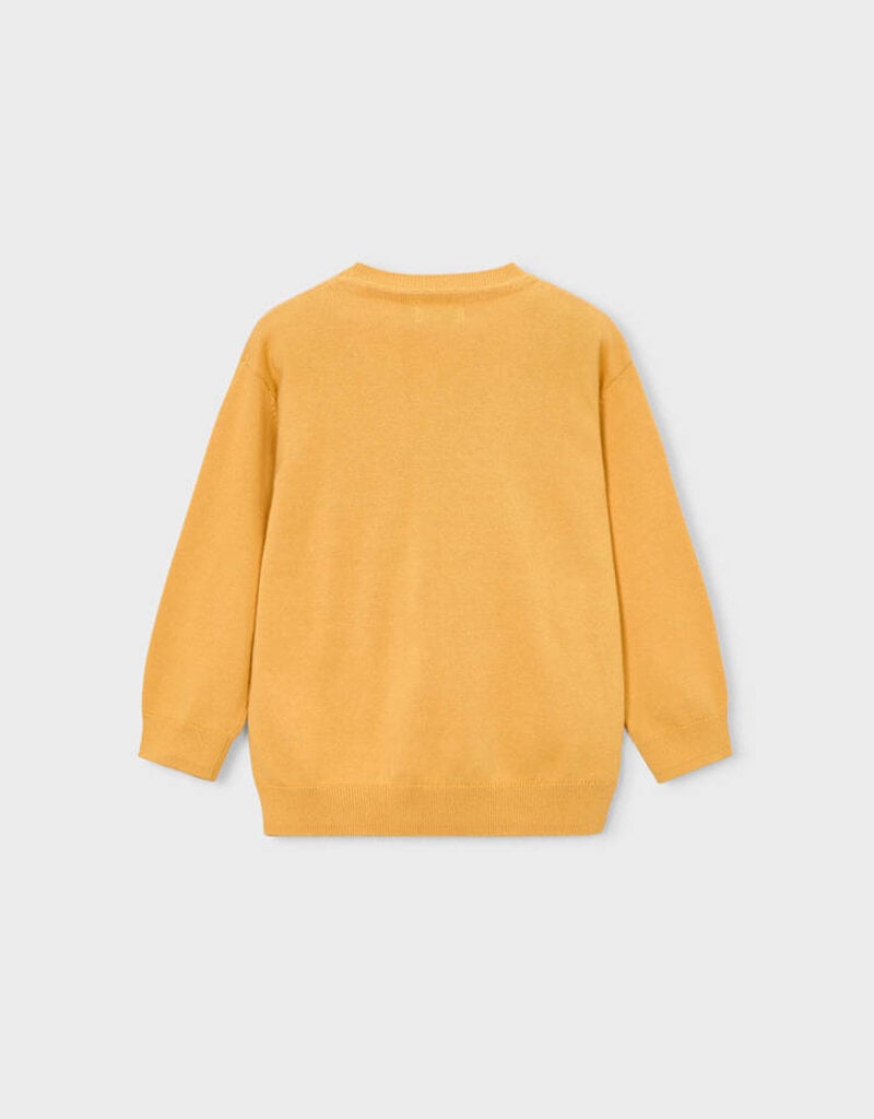 Mayoral Crew Neck Sweater Yellow