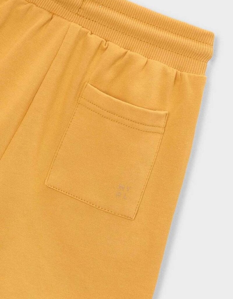 Mayoral Basic Fleece Shorts Yellow