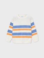 Mayoral Blue/Yellow Stripe Sweater