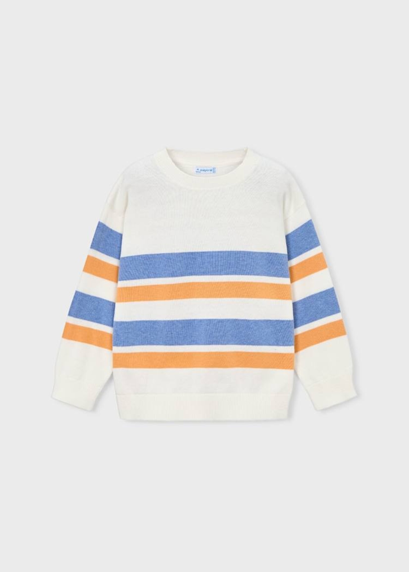Mayoral Yellow/Blue Stripe Sweater