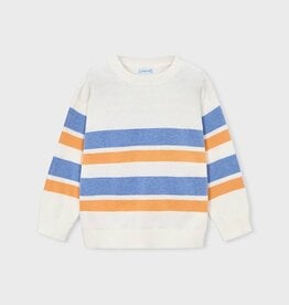 Mayoral Yellow/Blue Stripe Sweater