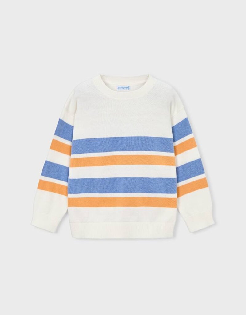 Mayoral Yellow/Blue Stripe Sweater