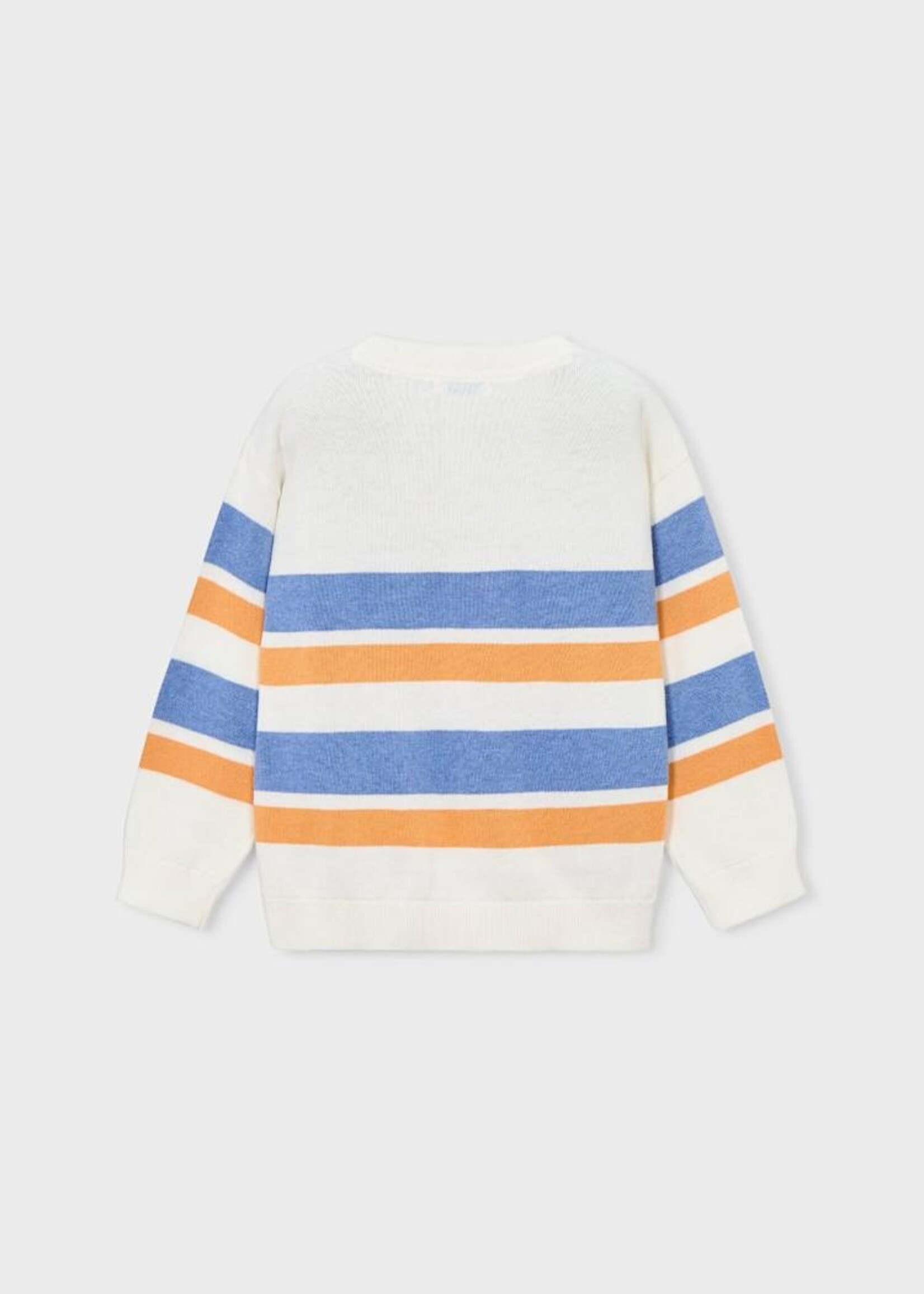 Mayoral Yellow/Blue Stripe Sweater