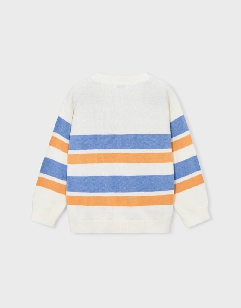 Mayoral Yellow/Blue Stripe Sweater