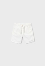 Mayoral Linen Shorts Cream