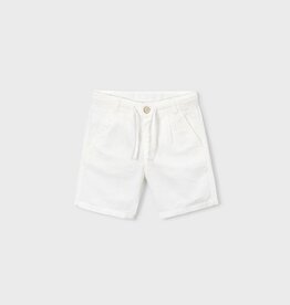 Mayoral Linen Shorts Cream