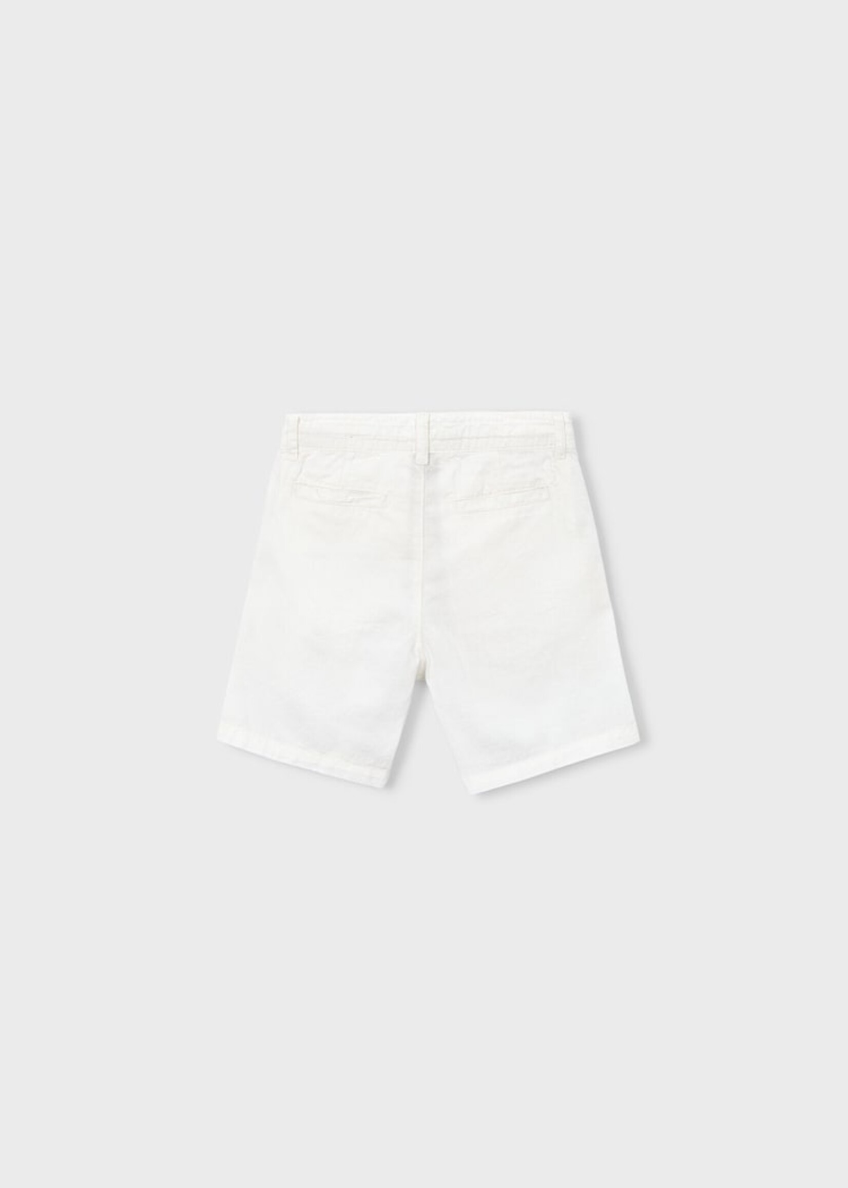 Mayoral Linen Shorts Cream