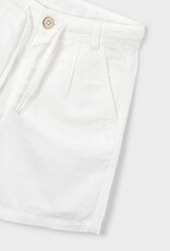 Mayoral Linen Shorts Cream