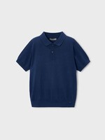 Mayoral Boys Knit S/S Polo Atlantic