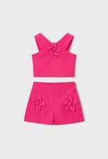 Mayoral Bermuda Fucshia Flower Set