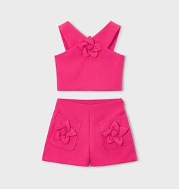 Mayoral SALE Bermuda Fucshia Flower Set