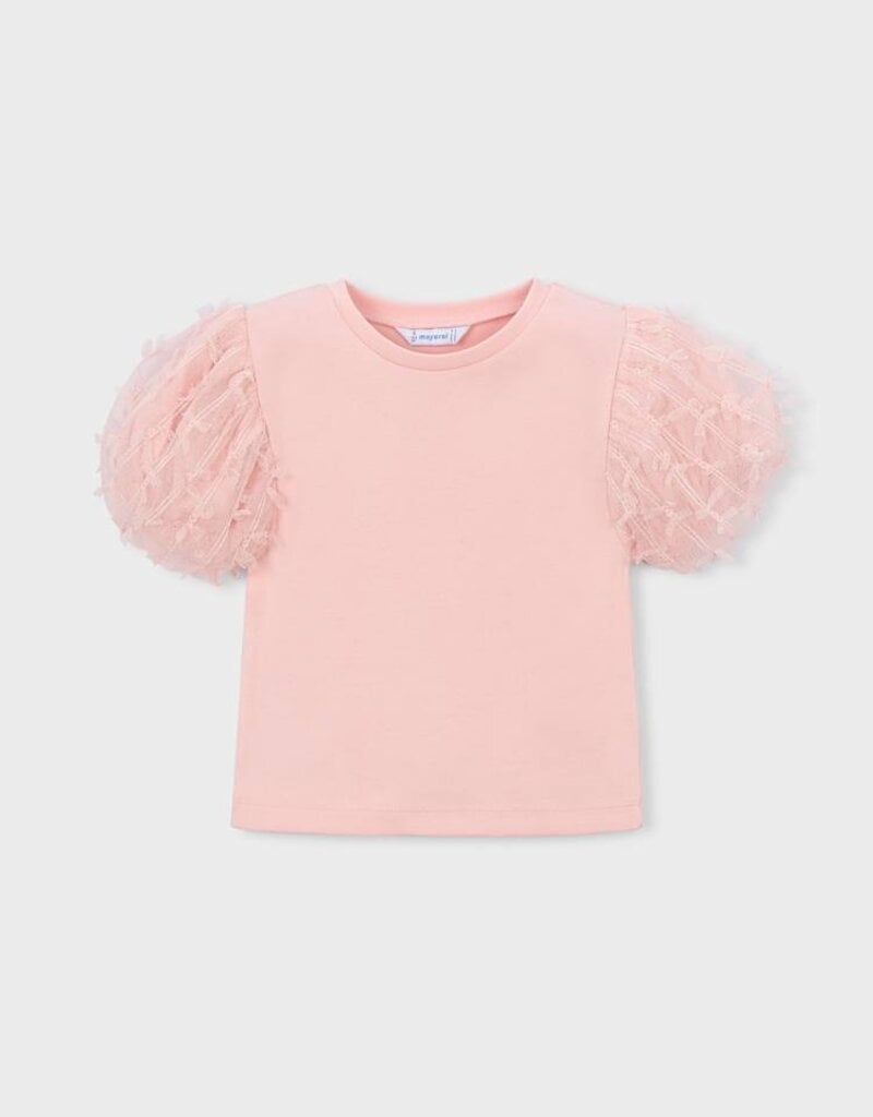 Mayoral Blossom S/S Tulle Top