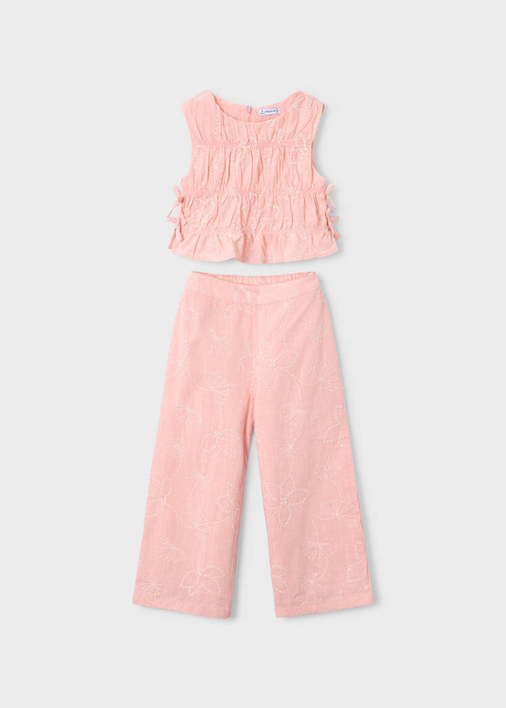 Mayoral Blossom S/S Top and Pant Set