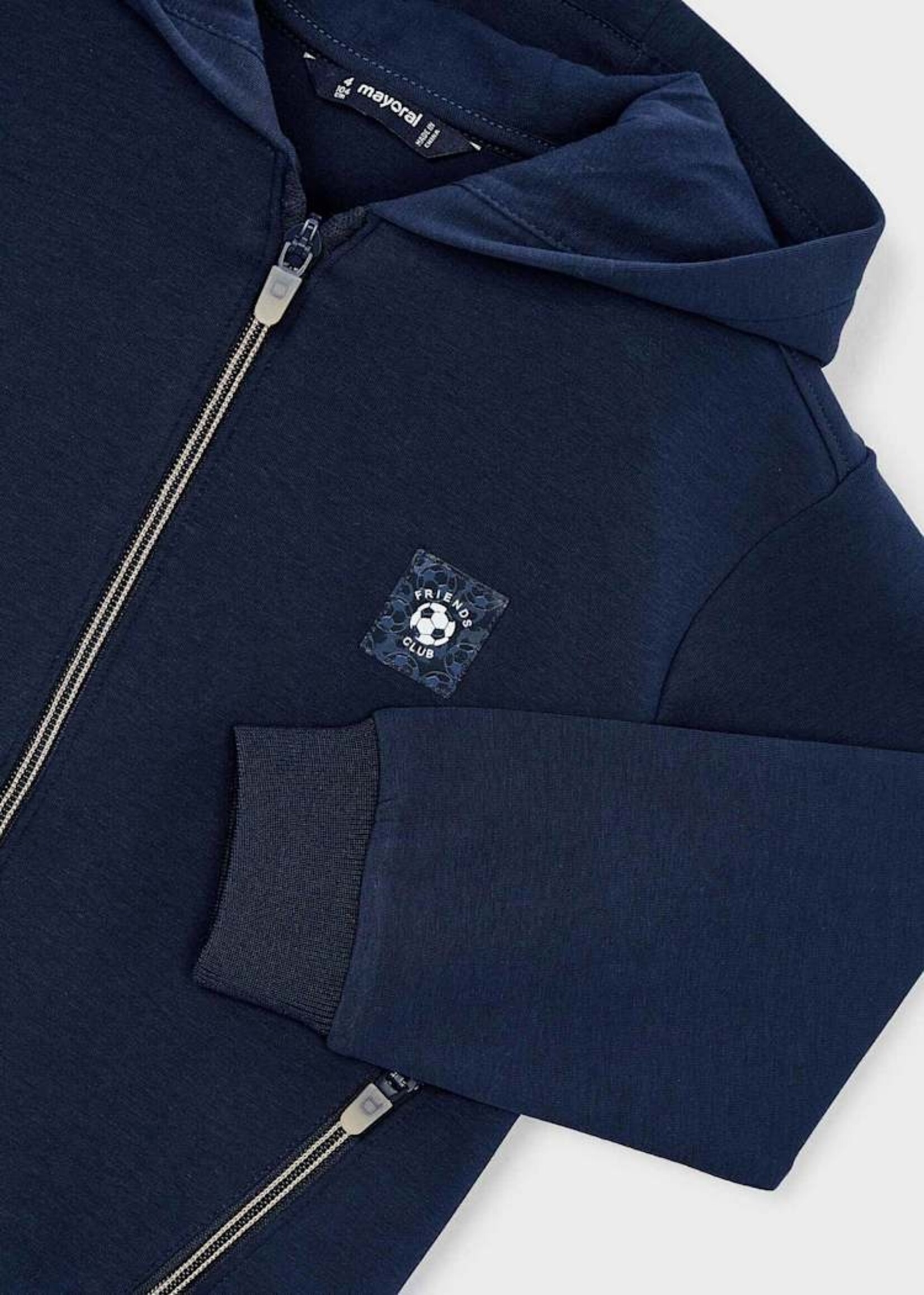 Mayoral Navy Zip Up Hoodie