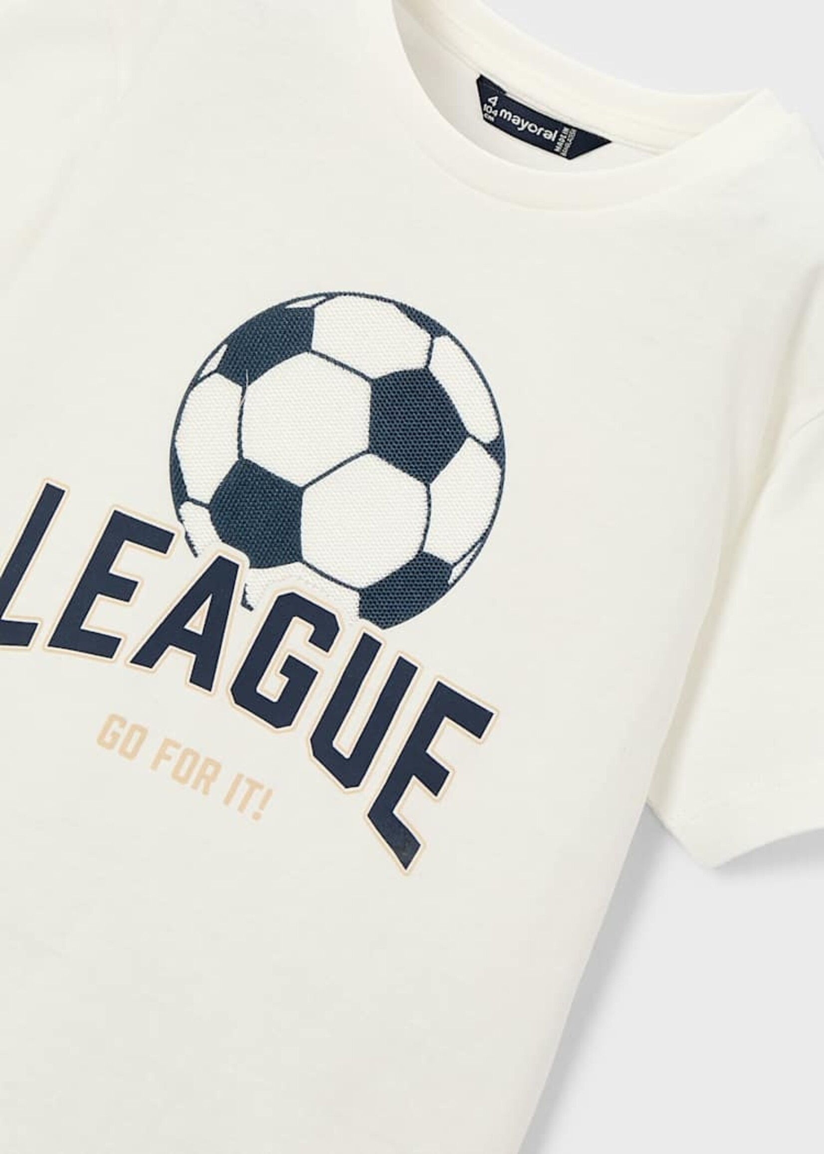 Mayoral S/S White League Tee