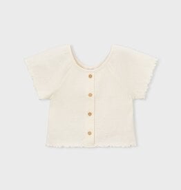 Mayoral S/S Buttoned Knit Top