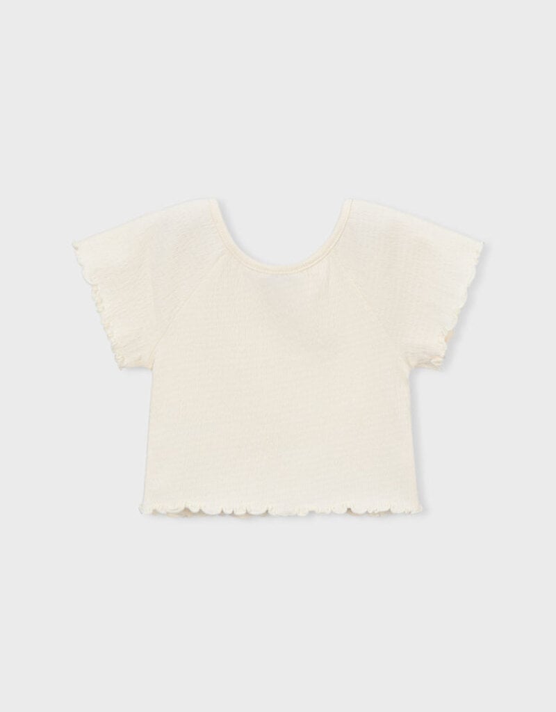 Mayoral S/S Buttoned Knit Top