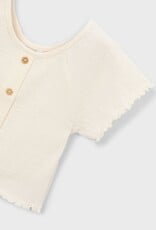 Mayoral S/S Buttoned Knit Top