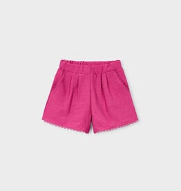 Mayoral Lace Trimmed Shorts Petal