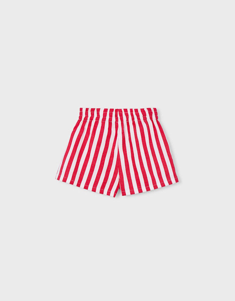 Mayoral Persimmon Stripe Shorts