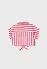 Mayoral Persimmon Stripe Top w/Tank Top