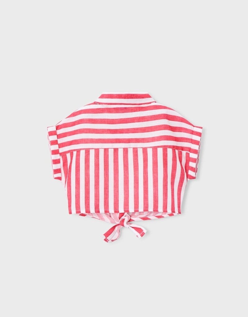 Mayoral Persimmon Stripe Top w/Tank Top