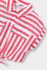 Mayoral Persimmon Stripe Top w/Tank Top