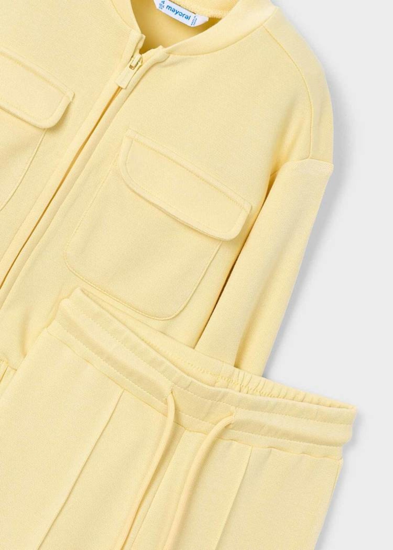 Mayoral Pique Track Suit Vanilla