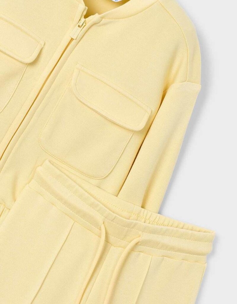 Mayoral Pique Track Suit Vanilla