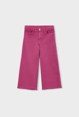 Mayoral Wide Leg Twill Pants Petal