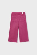 Mayoral Wide Leg Twill Pants Petal