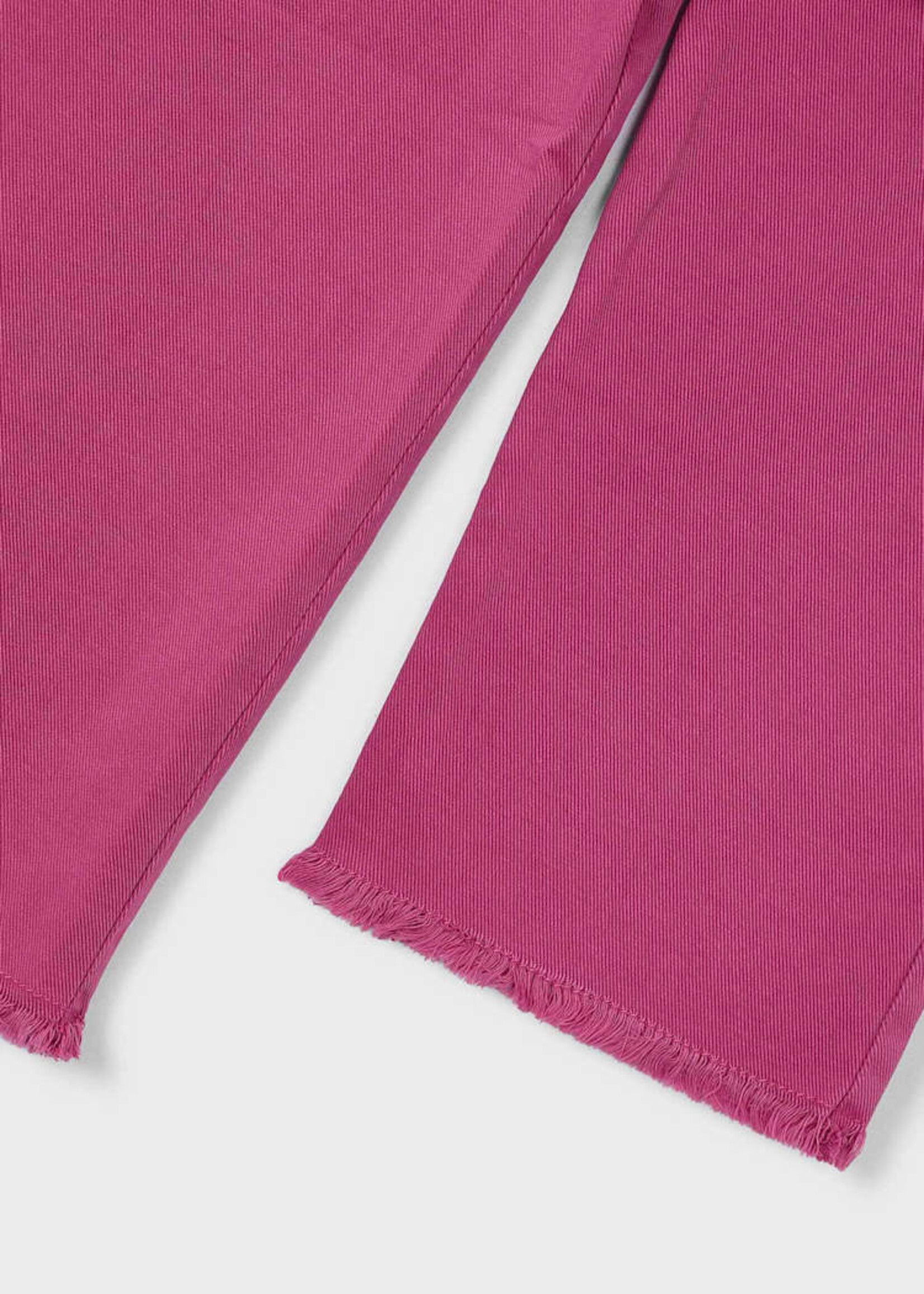 Mayoral Wide Leg Twill Pants Petal