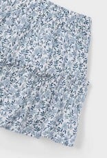 Mayoral Sky Blue Printed Dobby Skirt