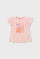 Mayoral Blossom Print S/S Top