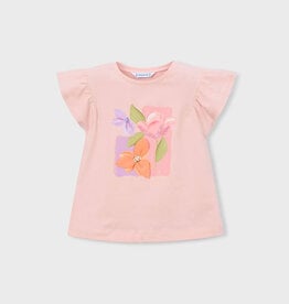 Mayoral Blossom Print S/S Top