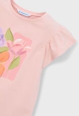 Mayoral Blossom Print S/S Top