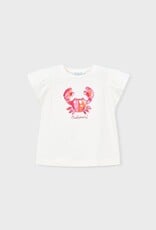 Mayoral Crab Print S/S Tee