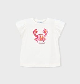 Mayoral Crab Print S/S Tee