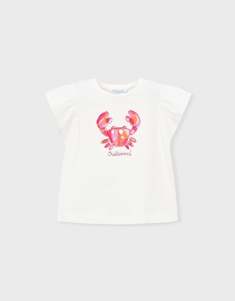 Mayoral Crab Print S/S Tee