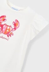 Mayoral Crab Print S/S Tee