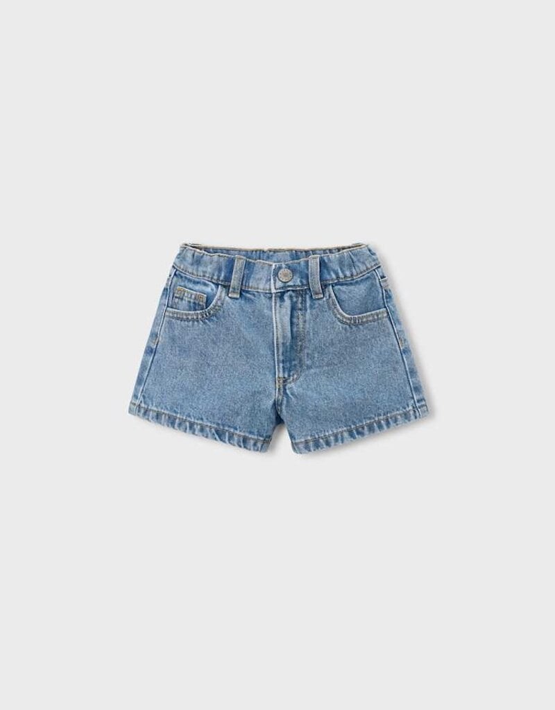 Mayoral Girls Light Denim Shorts