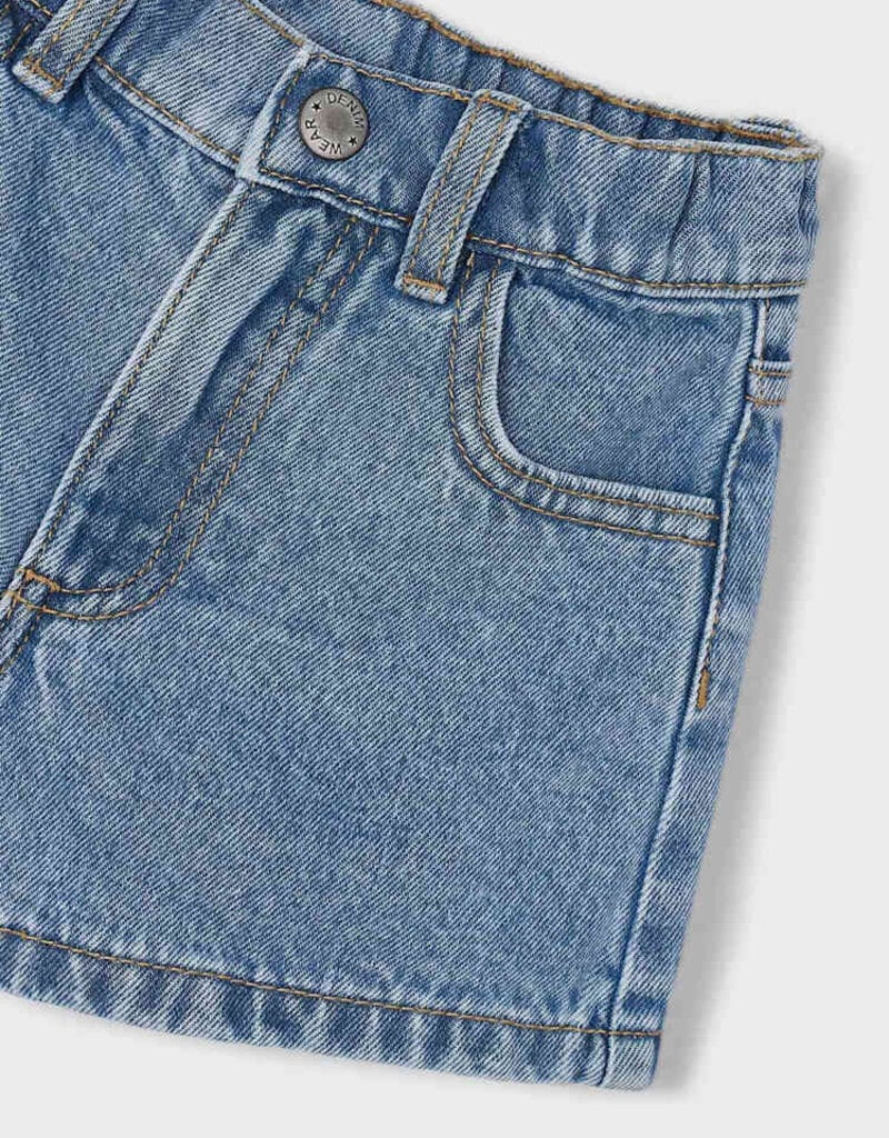 Mayoral Girls Light Denim Shorts