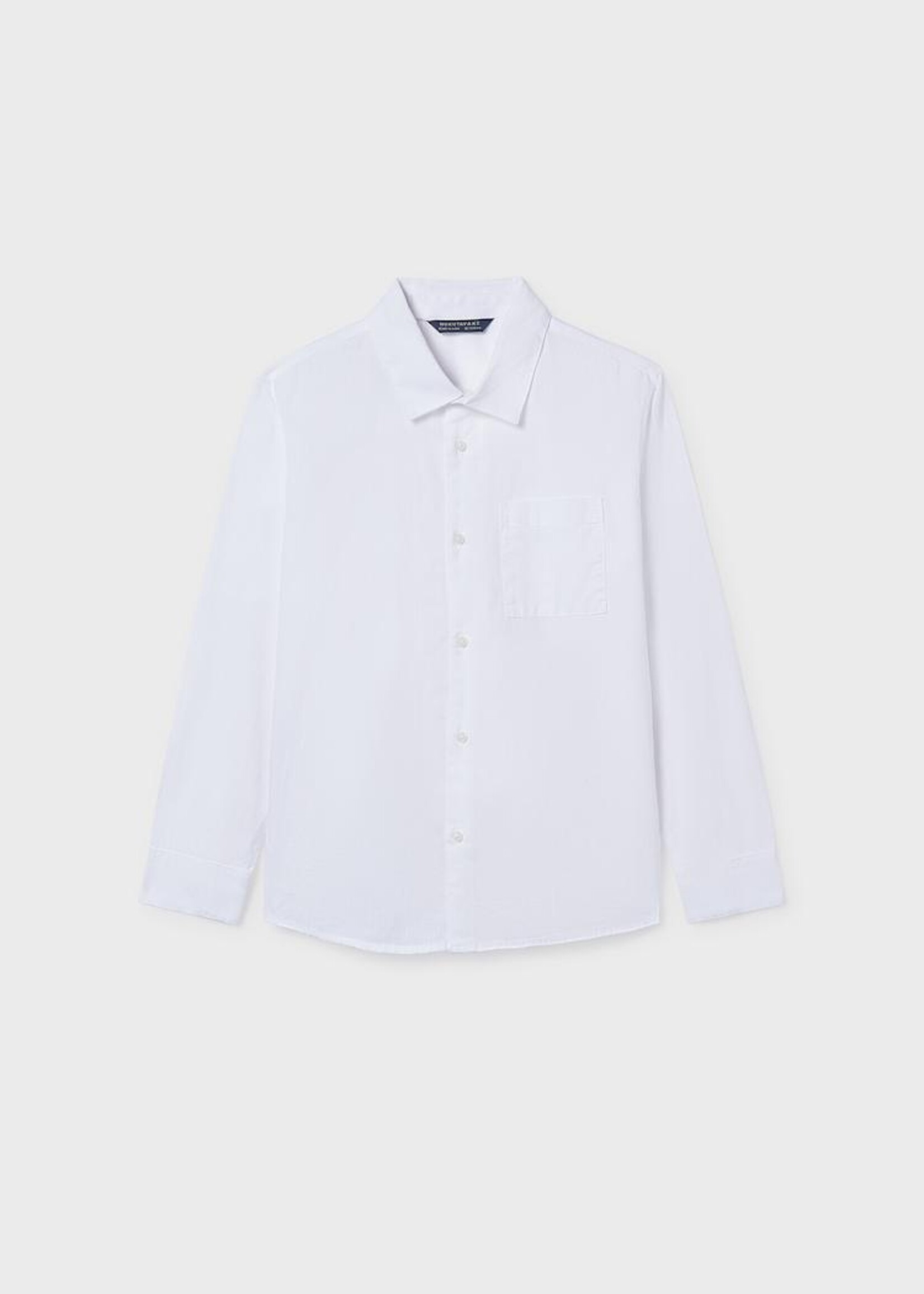 Mayoral L/S Buttondown Shirt White