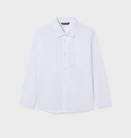 Mayoral L/S Buttondown Shirt White