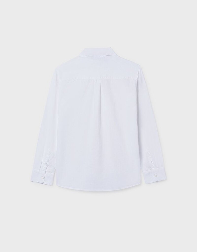 Mayoral L/S Buttondown Shirt White