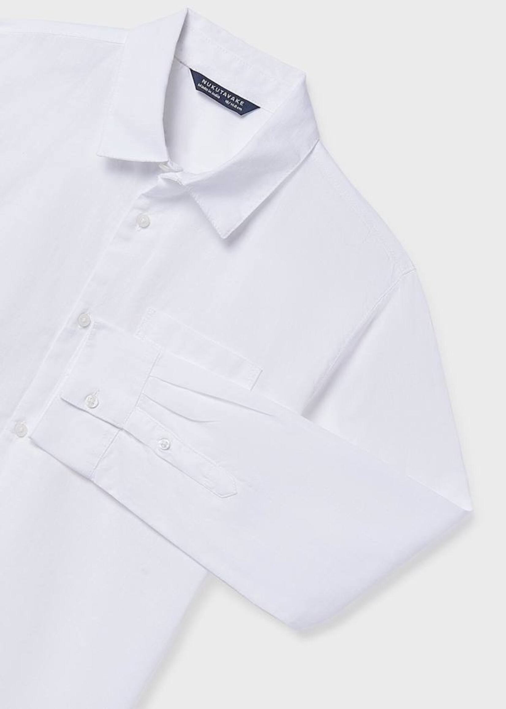 Mayoral L/S Buttondown Shirt White